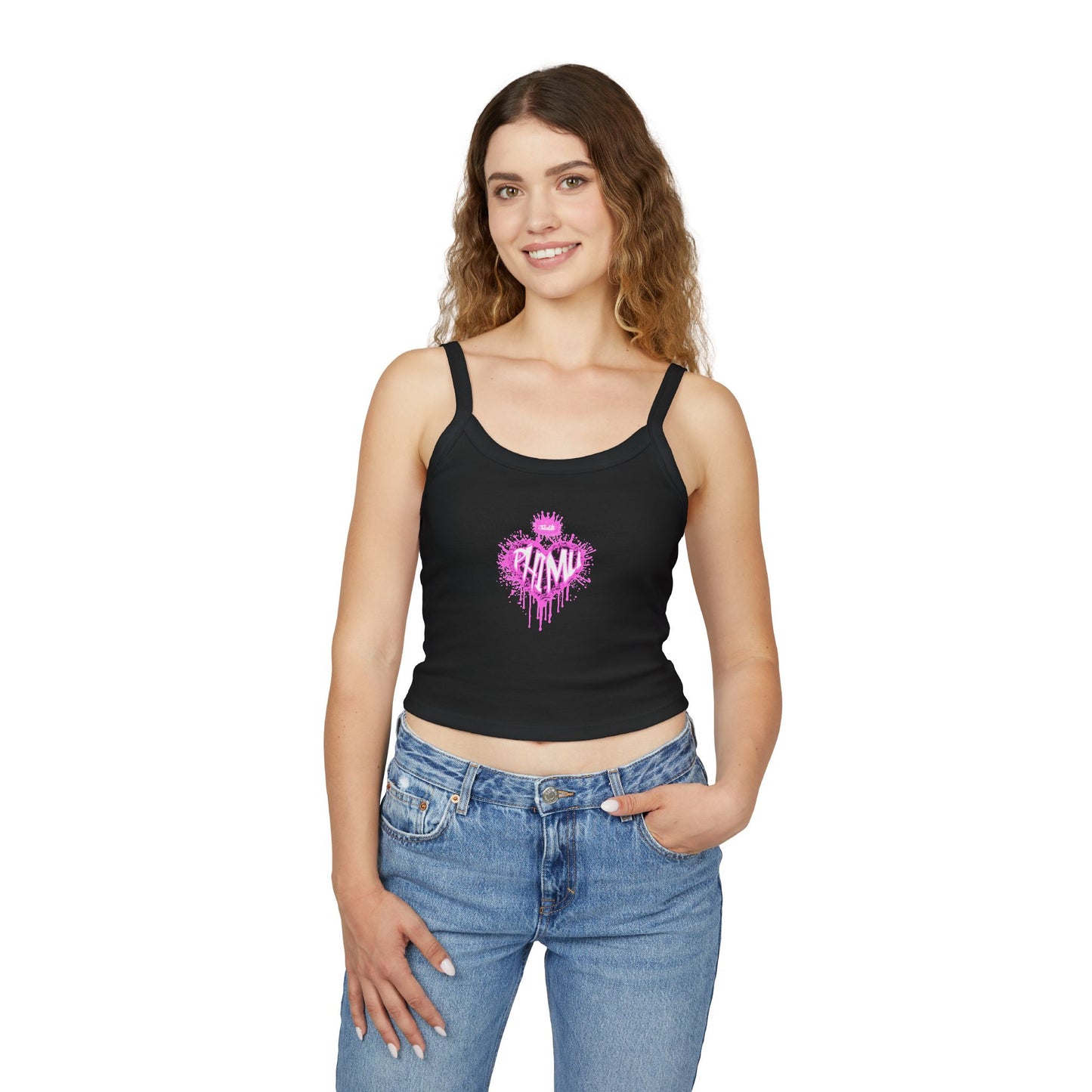 Phi Mu Sorority Spaghetti Strap Tank Top