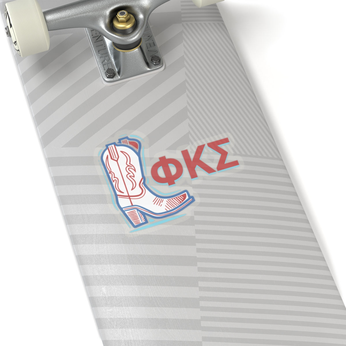 Phi Kappa Sigma Cowboy Kiss-Cut Sticker