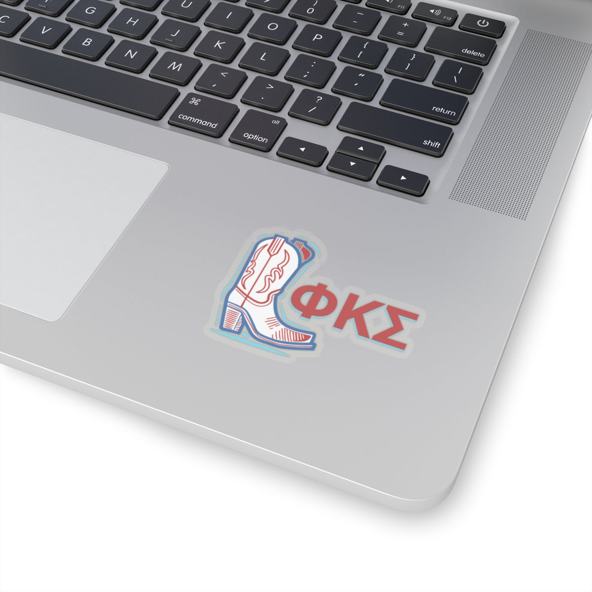 Phi Kappa Sigma Cowboy Kiss-Cut Sticker