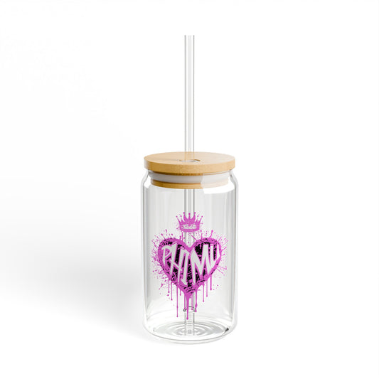 Phi Mu Sipper Glass, 16oz