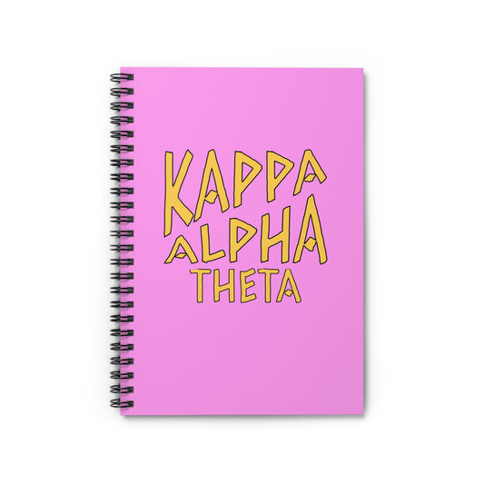 Kappa Alpha Theta Spiral Notebook - Ruled Line