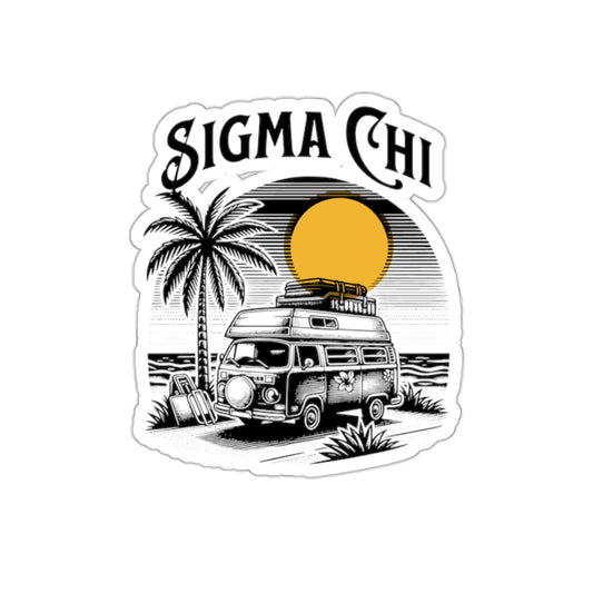 Sigma Chi Kiss-Cut Sticker