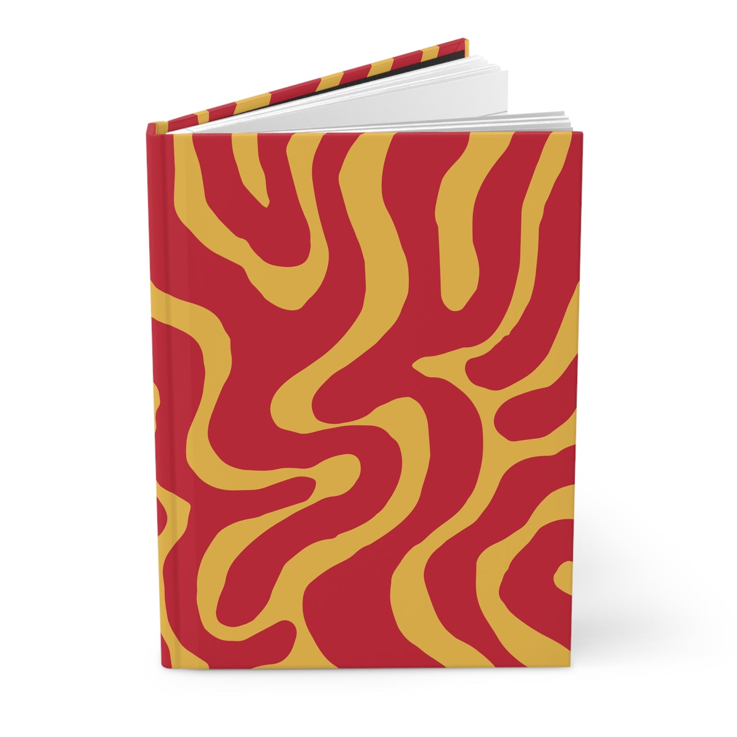 Red and Yellow Hardcover Journal Matte