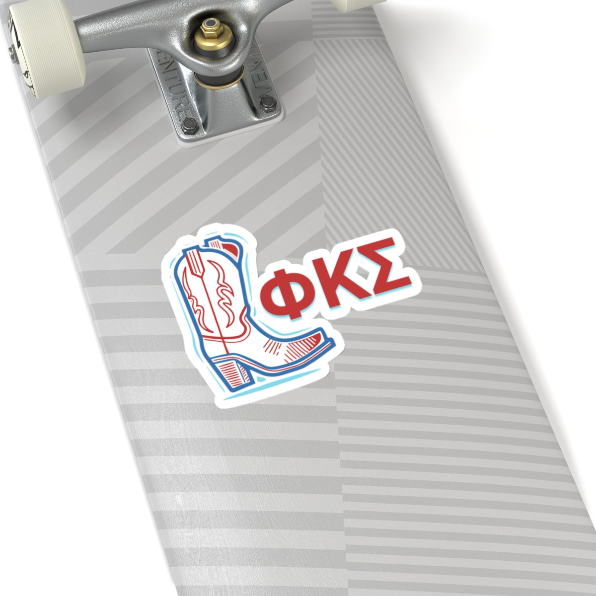 Phi Kappa Sigma Cowboy Kiss-Cut Sticker