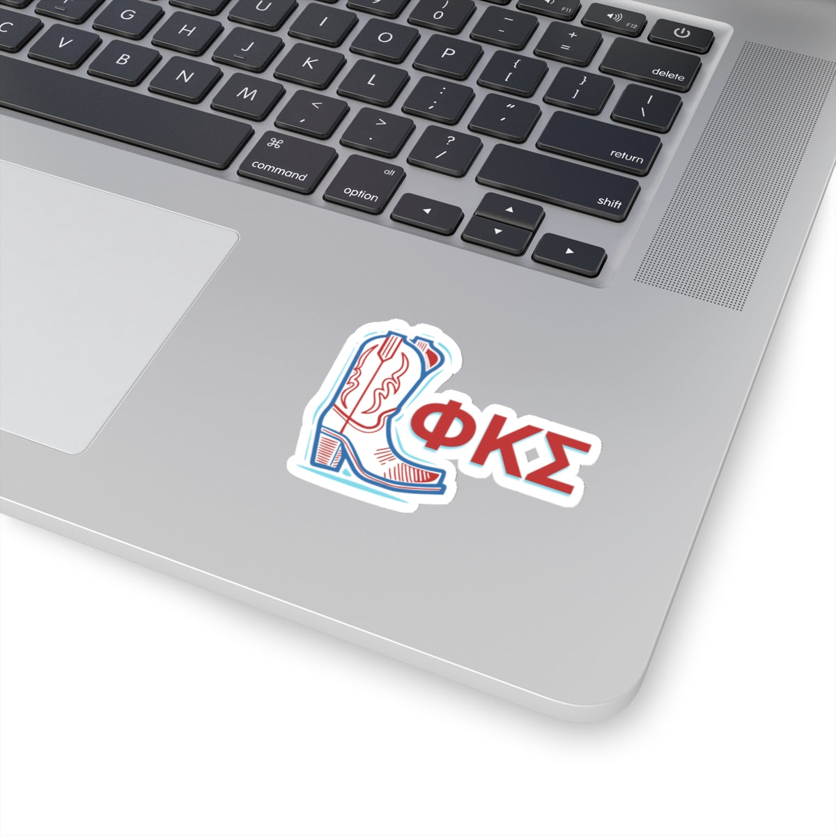 Phi Kappa Sigma Cowboy Kiss-Cut Sticker