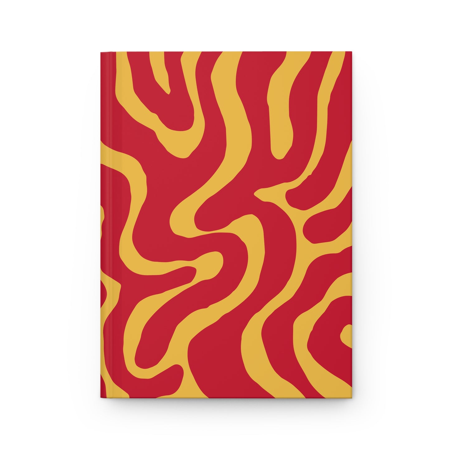 Red and Yellow Hardcover Journal Matte