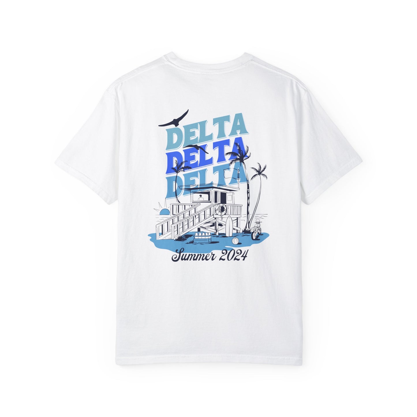 Tri Delta Summer Comfort Colors Tshirt