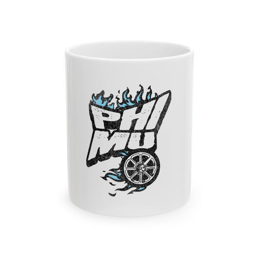 Phi Mu Mug Ceramic Mug, 11oz