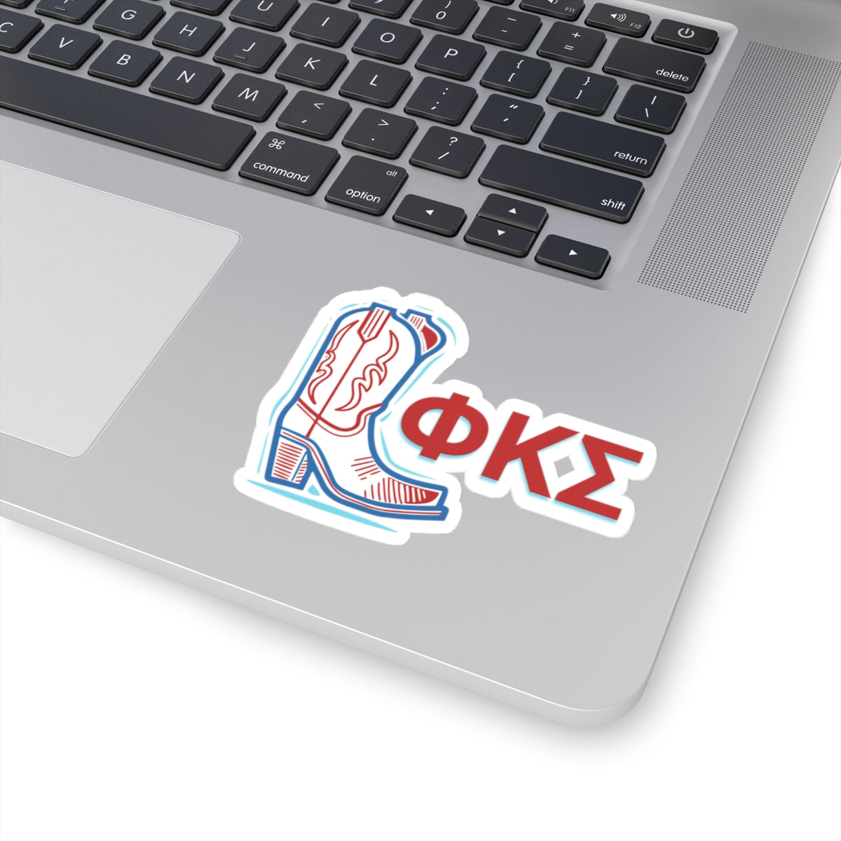 Phi Kappa Sigma Cowboy Kiss-Cut Sticker