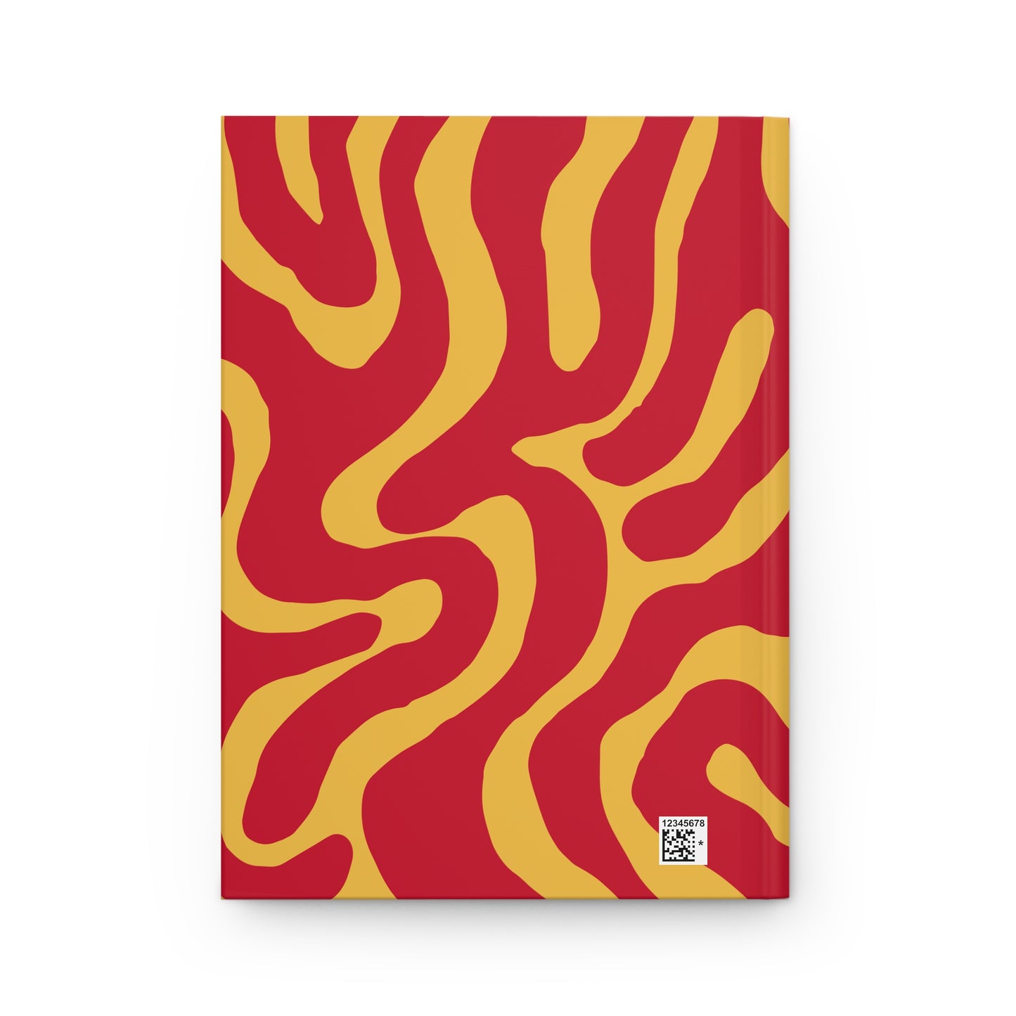 Red and Yellow Hardcover Journal Matte