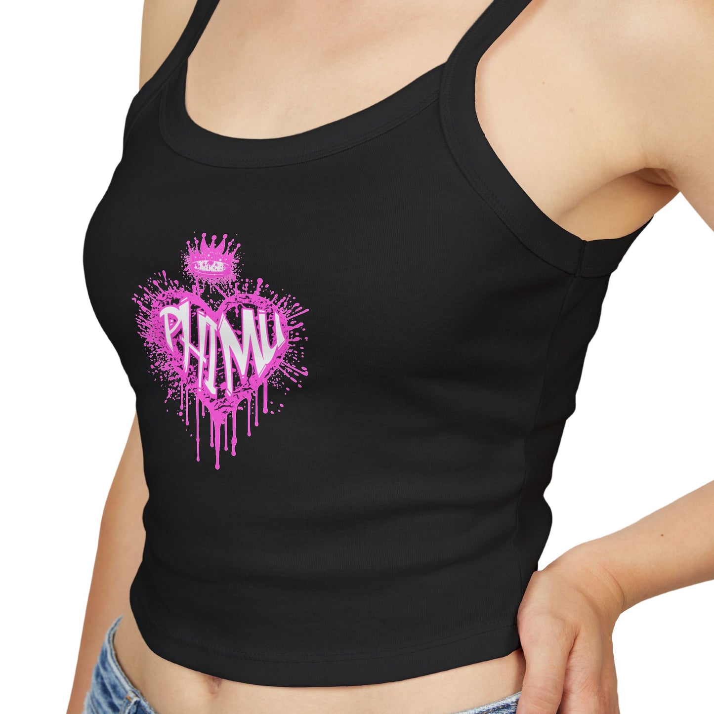 Phi Mu Sorority Spaghetti Strap Tank Top