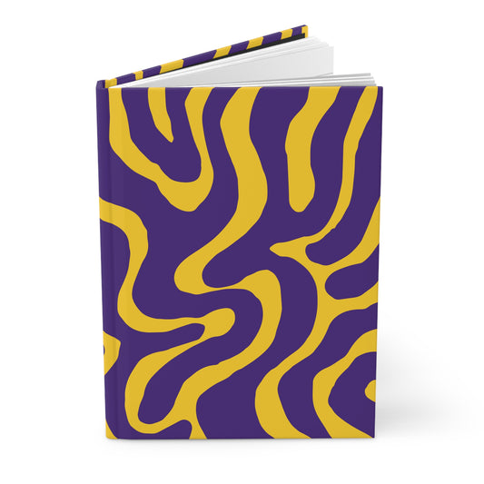 Purple & Gold Hardcover Journal Matte