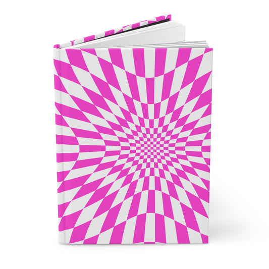 Pink Pattern Hardcover Journal Matte