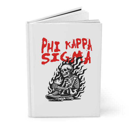 Phi Kappa Sigma Skeleton Hardcover Journal Matte