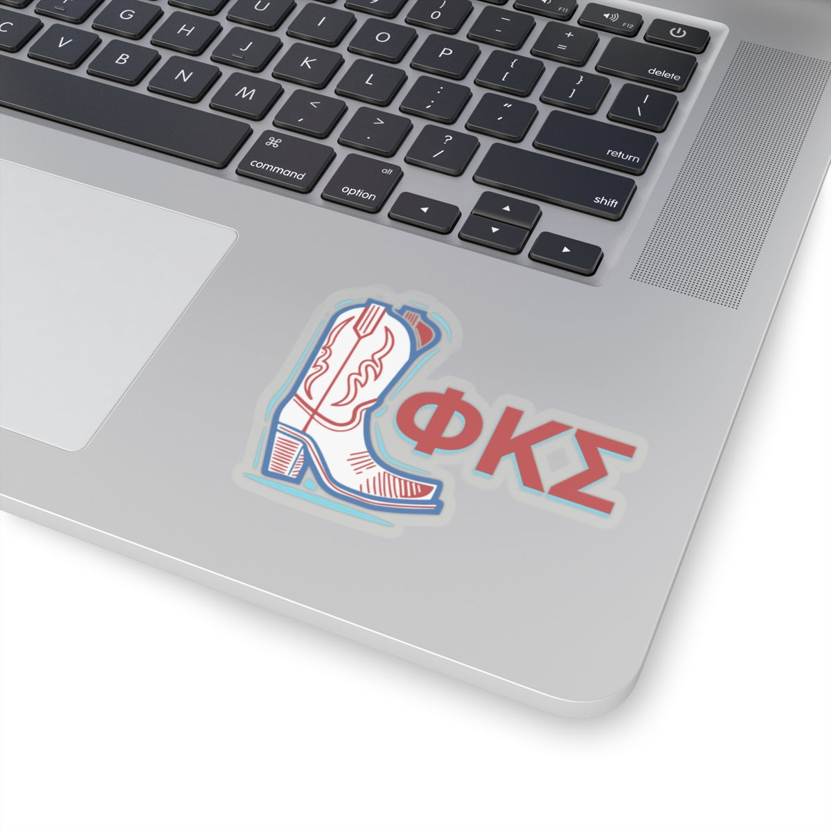 Phi Kappa Sigma Cowboy Kiss-Cut Sticker