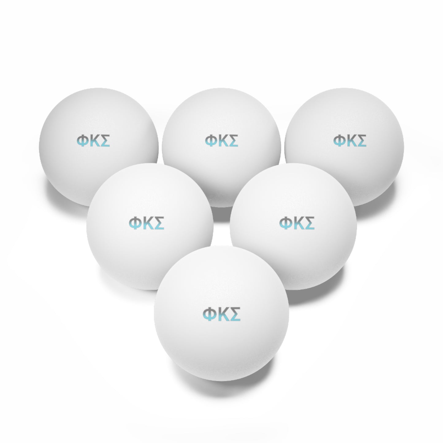 Phi Kappa Sigma Ping Pong Balls, 6 pcs