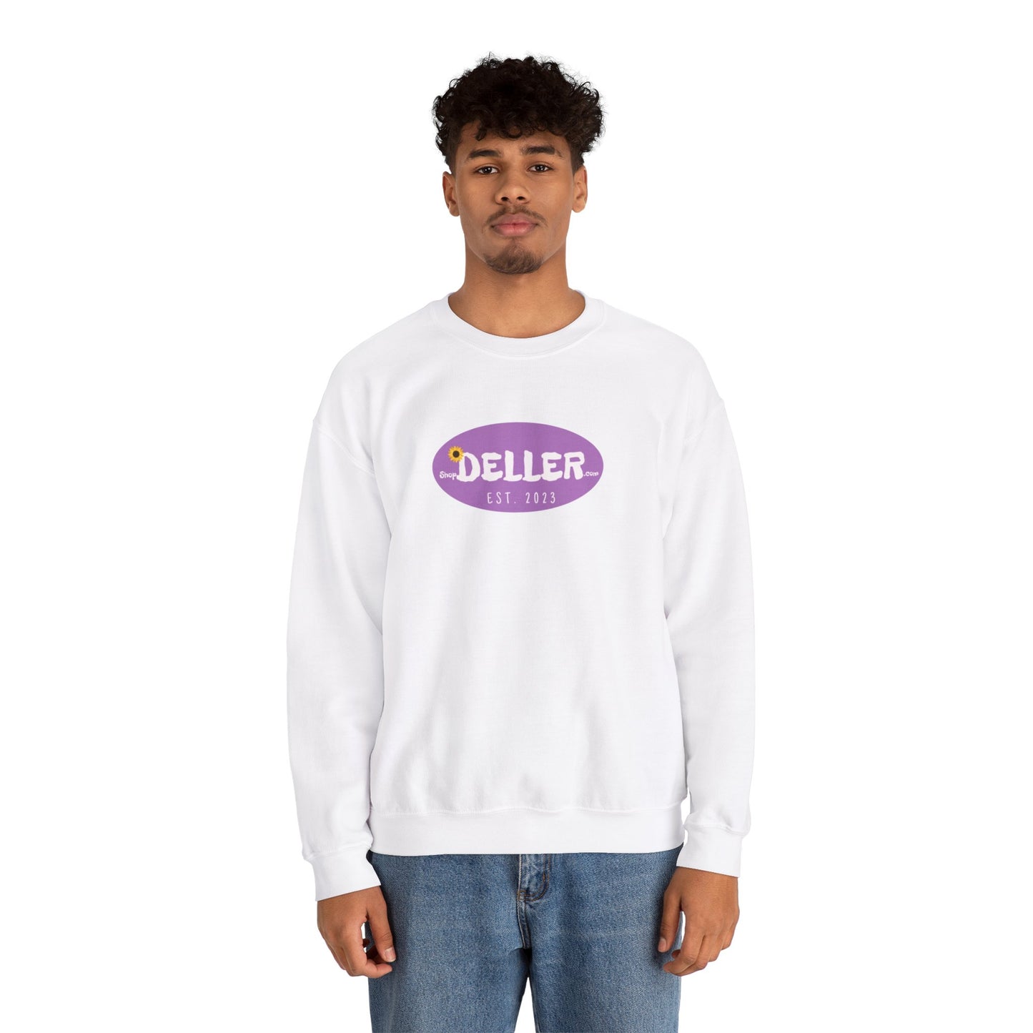 Deller Logo Classic Gildan Crewneck