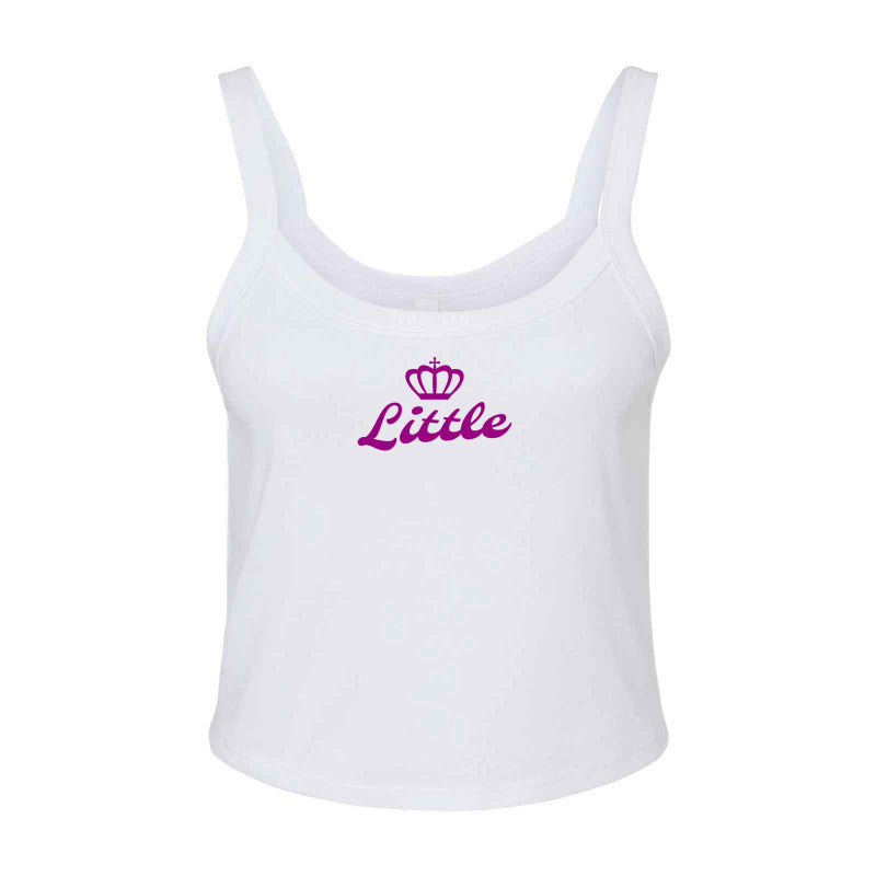 Big Little Sorority Reveal Shirts Bella + Canvas Ladies' Micro Ribbed Scoop Tank