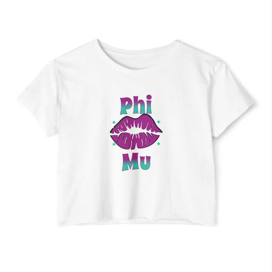 Phi Mu Next Level Crop Top